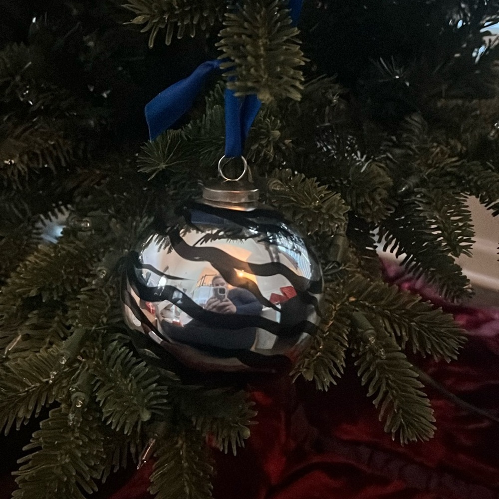 Michael Kors Zebra Ornament Ball- RARE